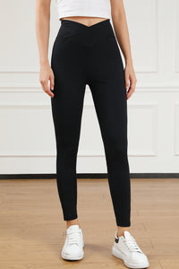 Black Arched Waist Seamless Active Leggings